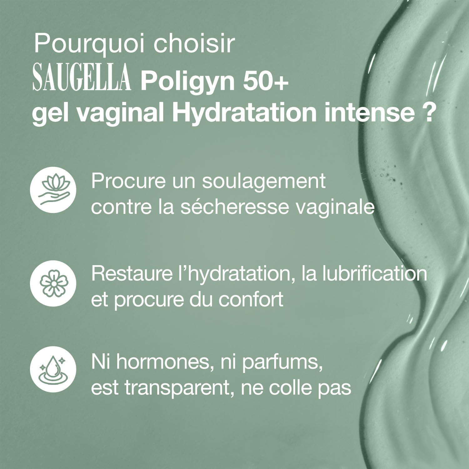 saugella-poligyn-50-gel-vaginal-hydratation-intense-acide-hyaluronique-7-x-4-ml image 2