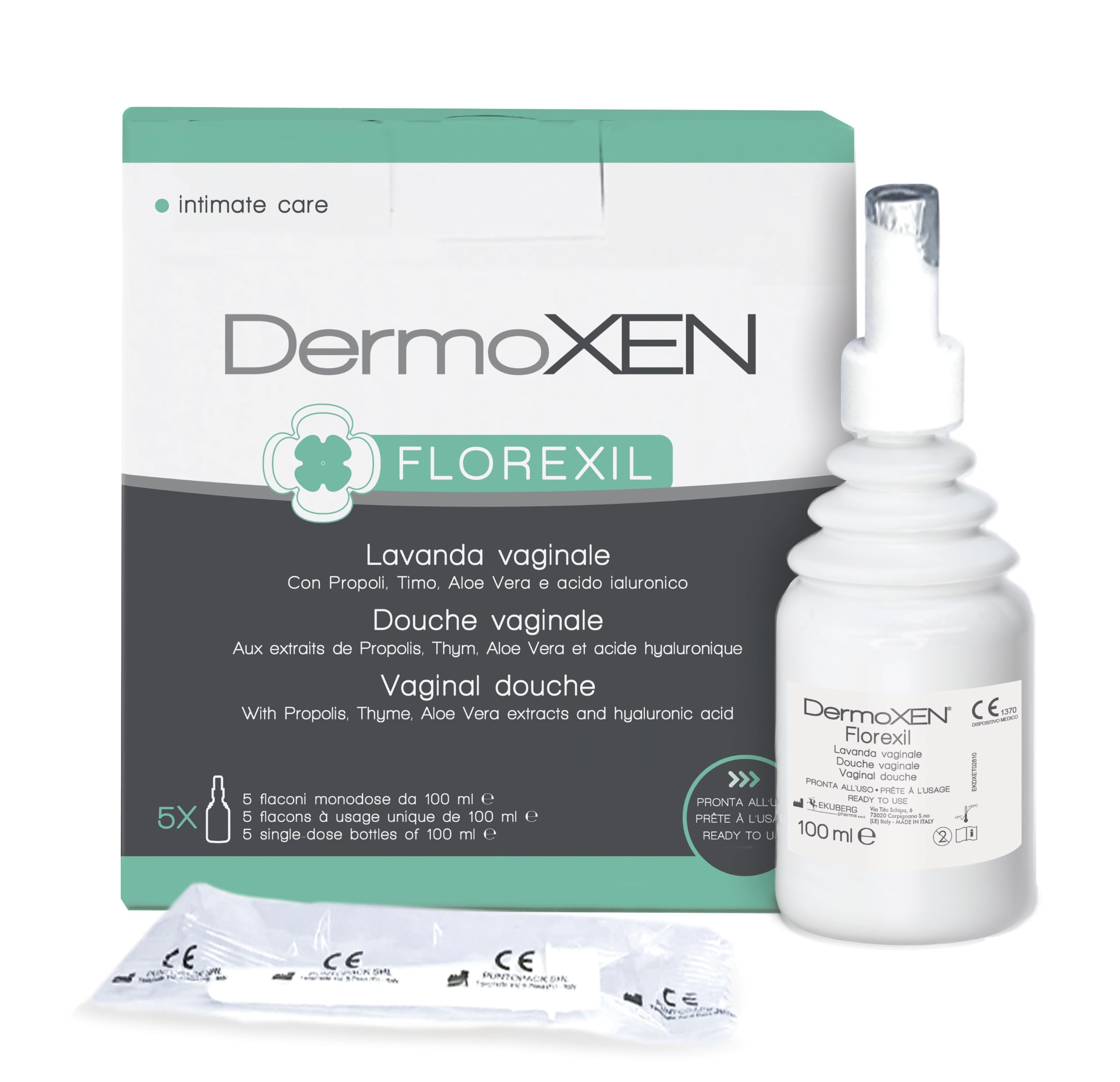 dermoxen-florexil-douche-intime-femme-anti-vaginose-et-vaginite-5-x-100-ml image 1