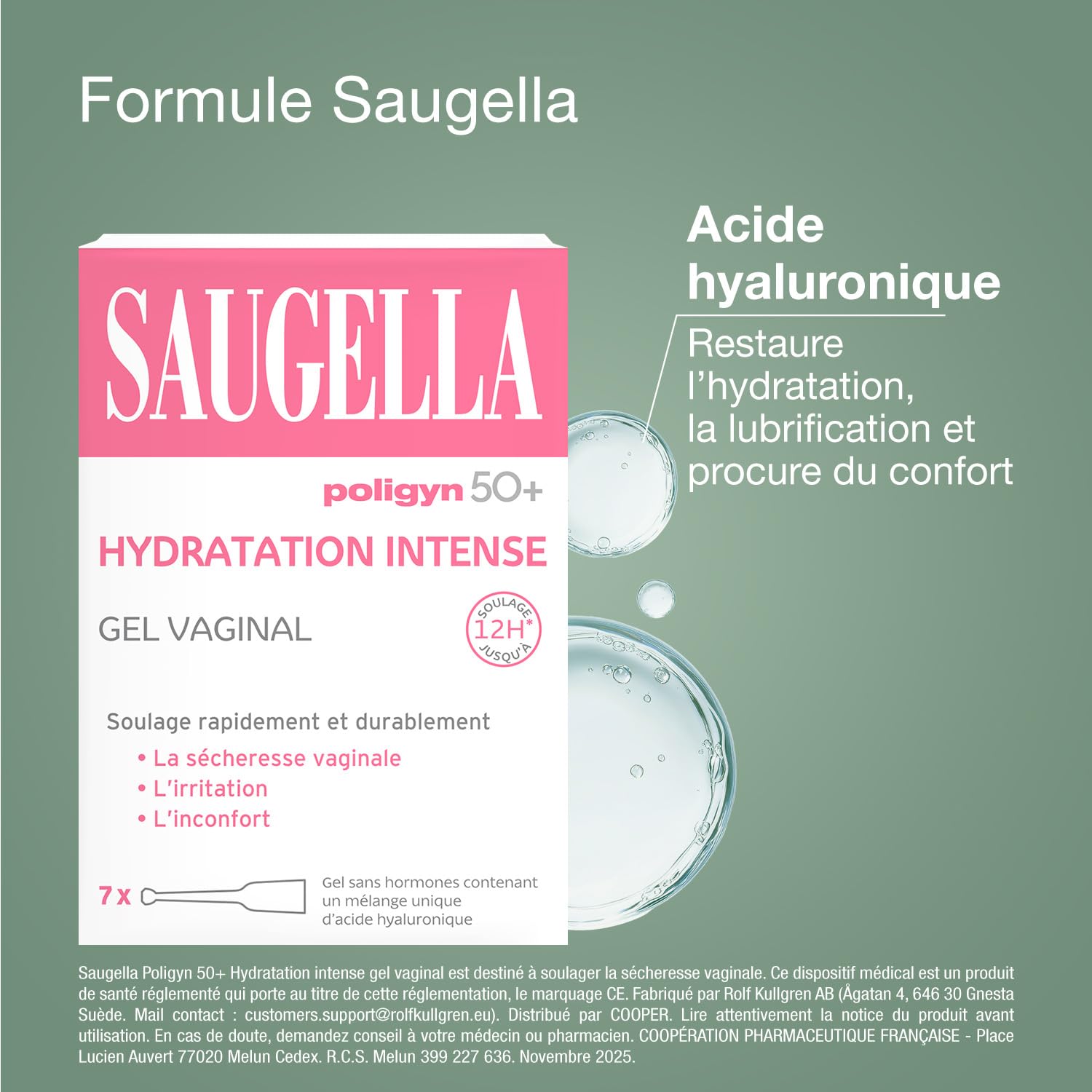 saugella-poligyn-50-gel-vaginal-hydratation-intense-acide-hyaluronique-7-x-4-ml image 5