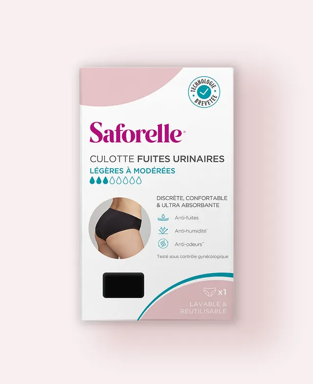 saforelle-culotte-fuites-urinaires-protechdry-lavable-60-ml image 1