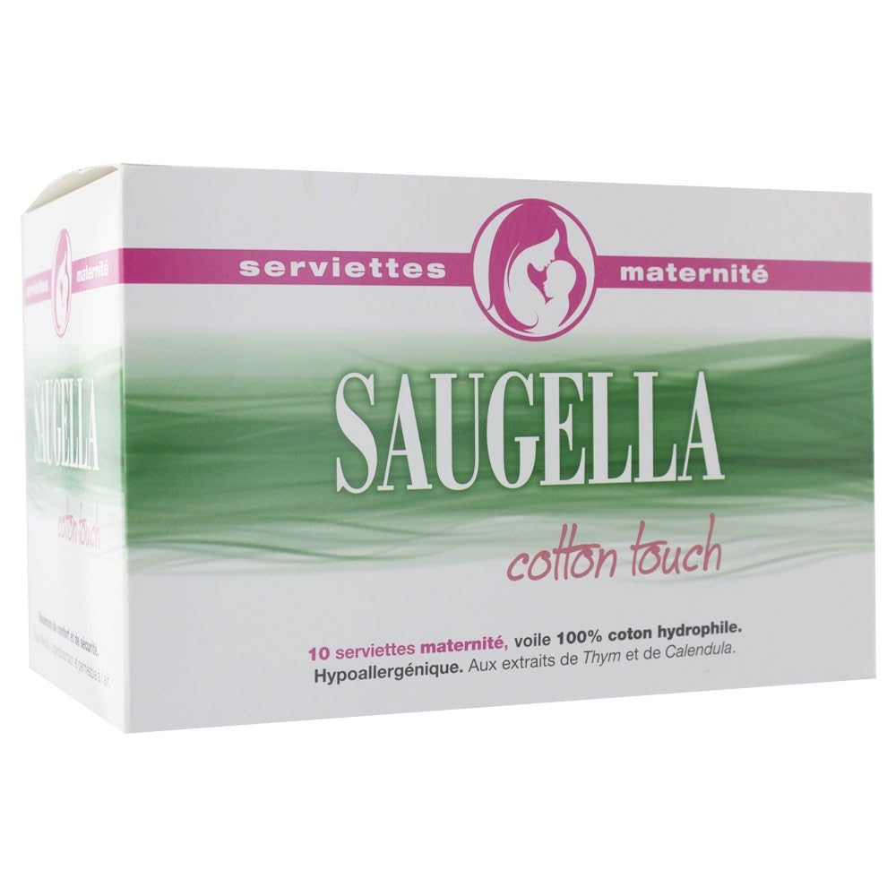 saugella-cotton-touch-10-serviettes-maternit image 1