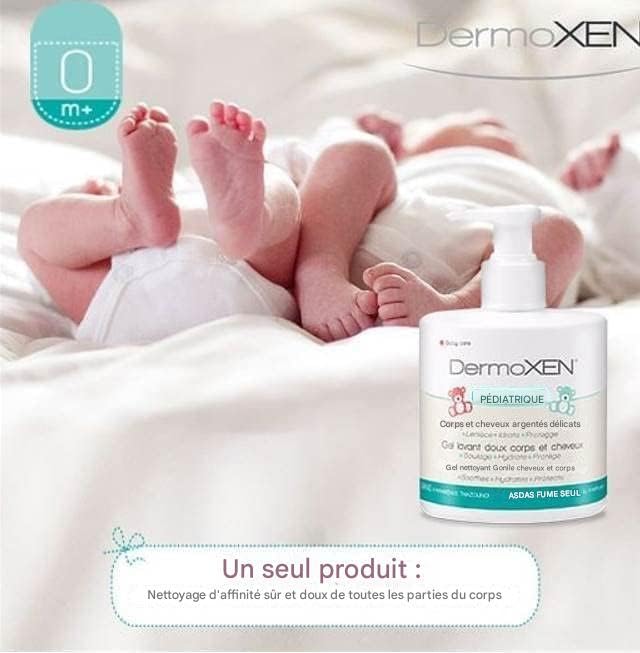 dermoxen-pediatric-bain-moussant-b-b-corps-et-cheveux-peau-sensible-300-ml image 5