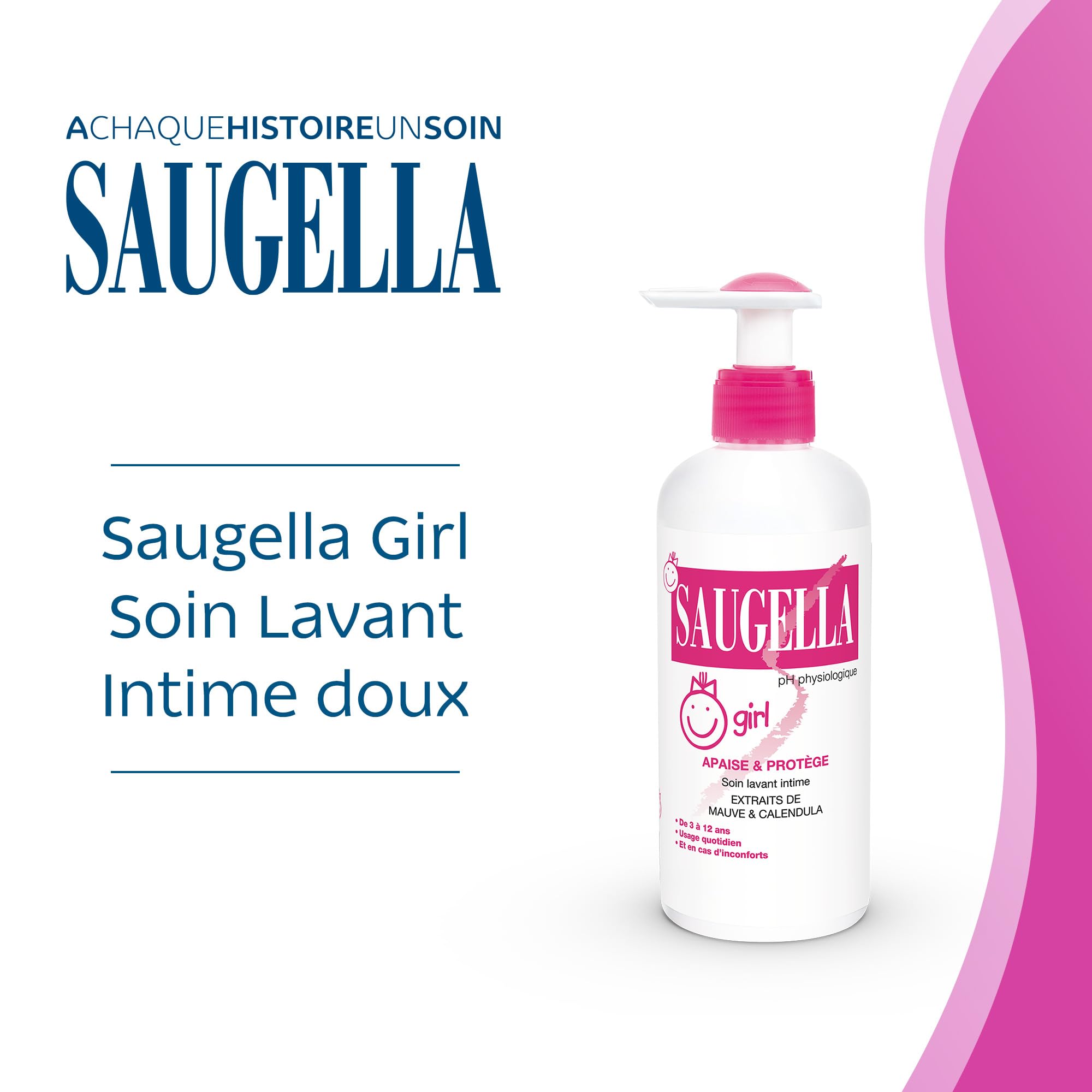 saugella-girl-soin-lavant-intime-doux-fille-3-ans-pubert-200-ml-lot-de-2 image 2