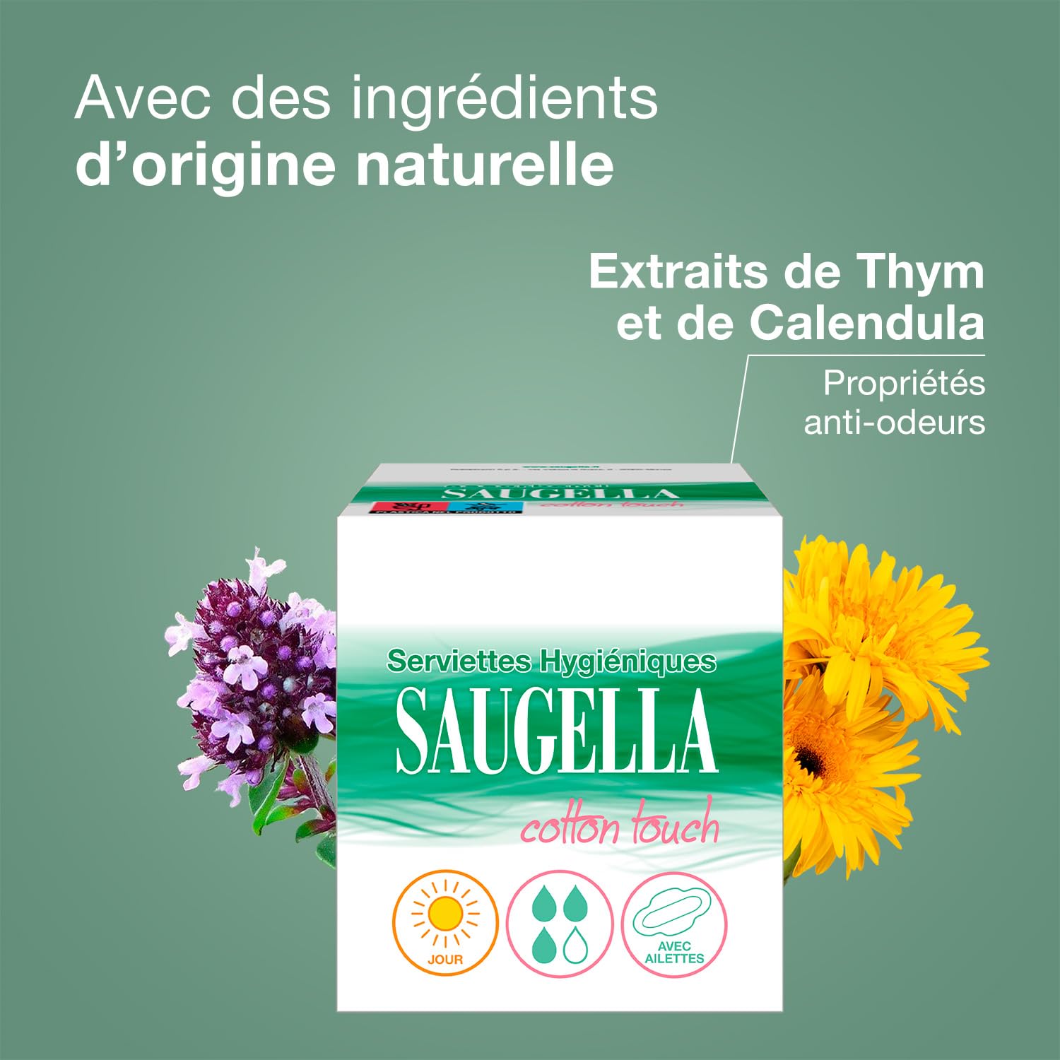 saugella-cotton-touch-jour-serviettes-hygi-niques-extra-fines-avec-ailettes-lot- image 5